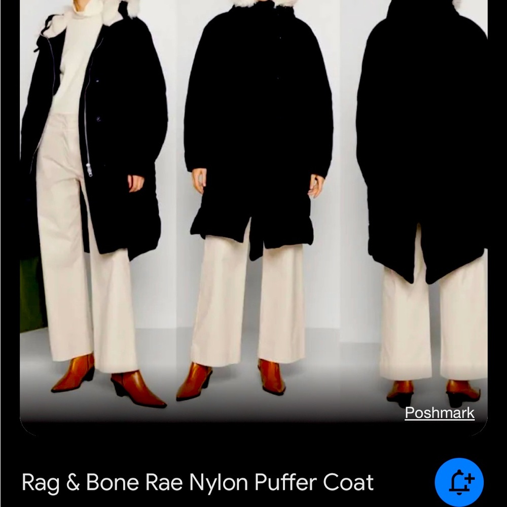 Black Rae Down coat